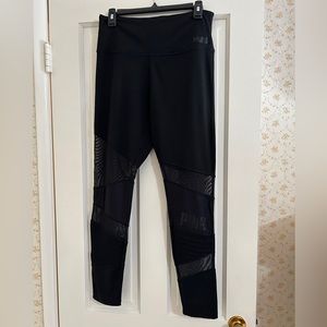 Victorias Secret Pink Asymetric Mesh Leggings